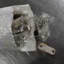 Tandefio Chrome Closet Rod 92 Inch with Oval Closet Rod 6 End Supports for Laundry Room Hanging Clothes Waterproof Shower for Curtains (Silver,6 Sets) 