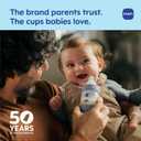 MAM Starter Cup (1 Count), Sippy Cup, Drinking Cup With Extra-Soft Spill-Free Spout and Non-Slip Handles, For Girls 4+ Months, Five Ounces, Pink