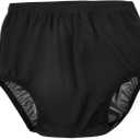 Adult Cloth Diaper Cover for Incontinence, Active Waterproof Leakproof Latex Pants, Noiseless Reusable Washable Pull Up Plastic Pants (No Cotton Inside, M)