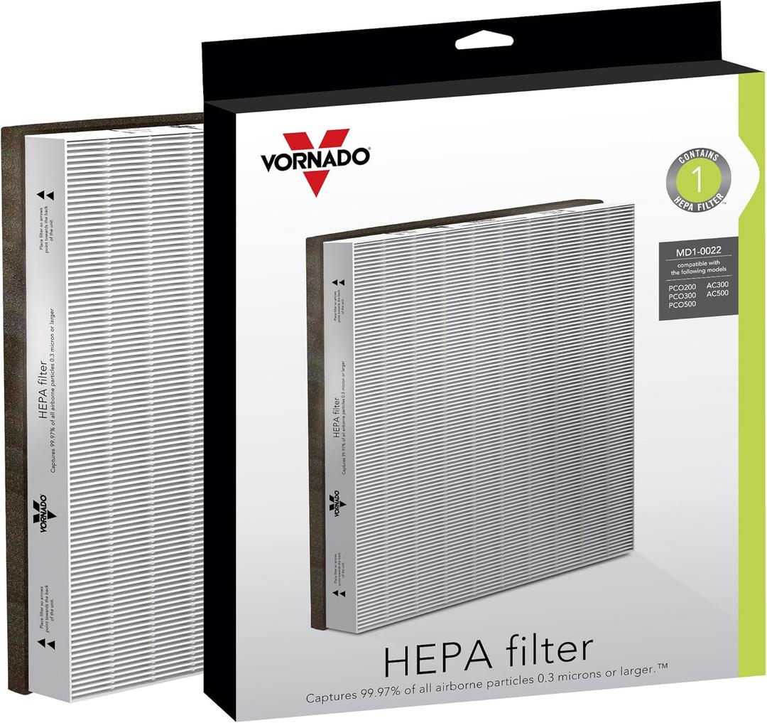 Vornado MD1-0022 Air Purifier Filter, 1 Count (Pack of 1), White