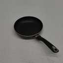 IMUSA 8in Bistro Aluminum Nonstick Fry Pan with Cool Touch Handle, Small Skillet for Eggs, Omelets, Sauteing, and Everyday Cooking, Black