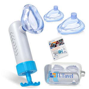H.Tavel Choking Rescue Device, Portable Airway Suction Rescue Device, Anti Choking Device, Home First Aid Kit for Kids and Adults
