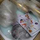 White Gold Round Side Table, 19.7" Faux Marble Sofa End Table, Modern Nightstand, Small Accent Table with Stainless Steel Ball/Cylindrical Frame, for Living Bedroom Office (Gold, 50cm/19.7")