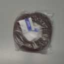 Brown Rubber Weather Stripping Door Seal Strip, D Shape Door Weather Seal Strip, Self-Adhesive Soundproofing Frame Insulation Tape for Doors Frame/Window Seal,Blocks Cold Drafts Noise (23 feet)