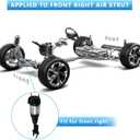Front Right Air Strut Suspension Fit for Mercedes-Benz C292 GL63 AMG 2016, GLE63 AMG 2016-2019, GLS63 AMG 2017-2019, OE: 1663200400, 1663206866, 2923202600, 2923202800, 2923204013, 2923204613