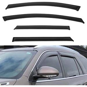 4pcs Front+Rear Smoke Tint Sun/Rain Guard Outside Mount Tape-On Vent Window Visors Compatible with 18-22 Enclave