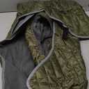 Fragralley Dog Coat Large, Waterproof Dog Jacket with Warm Fleece Lining, Adjustable Reflective Dogs Winter Coat, Turtleneck Pet Coats for Cold Weather (ArmyGreen XXXL)