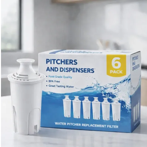 Pitchers And Dispensers Water Pitcher Filter Replacement 6 Pack