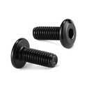 M6 x 15mm 20Pcs Flat Head Hex Socket Cap Screws Bolts, 304 Stainless Steel 18-8, Full Thread, Black Oxide by SG TZH (with Hex Spanner)