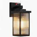 Outdoor Motion Sensor Lights, Dusk to Dawn Outdoor Wall Light Fixtures, Waterproof Exterior Lighting for Front Porch, Garage, Entryway, Yard, House (Black)