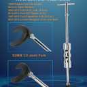 ReluxGo Inner CV Axle Puller Removal Tool with 5/8"-18 Slide Hammer and Extension Upgraded Pole, CV Joint Removal Tool with 63mm 48mm CV Joint Fork and Outer CV Joint Adapter Steel Cable Adapter