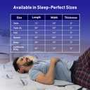 REVO 8 Inch Gel Memory Foam Mattress, Twin, Medium Transition comfort layer, breathable cooling cover, CertiPUR-US certified foam, fiberglass-free