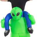 HSCTEK Inflatable Adult Ride On Alien Costume (Large, Green)