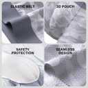 Arjen Kroos Men's Boxer Briefs - Silky Breathable Underwear for Men, Comfortable Tagless Cool Mens Trunks, White L (Gray, L)