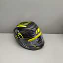 ScorpionEXO R430 Full Face Polycarbonate Street Motorcycle Helmet Bluetooth Ready Speaker Pockets DOT Snell Approved Adult (Medium, Paradox Hi-viz)