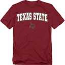 Official Collegiate Arch Logo Unisex Adult T Shirt Collection 2, Large 