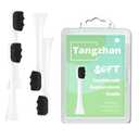 Soft Toothbrush Replacement Heads (4 Pack), Compatible with Philips Sonicare - Gentle for Sensitive Teeth & Gums, with Portable Box - Wave Bristles