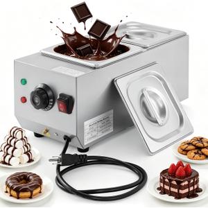 Chocolate Melting Pot 2-Tanks Chocolate Tempering Machine