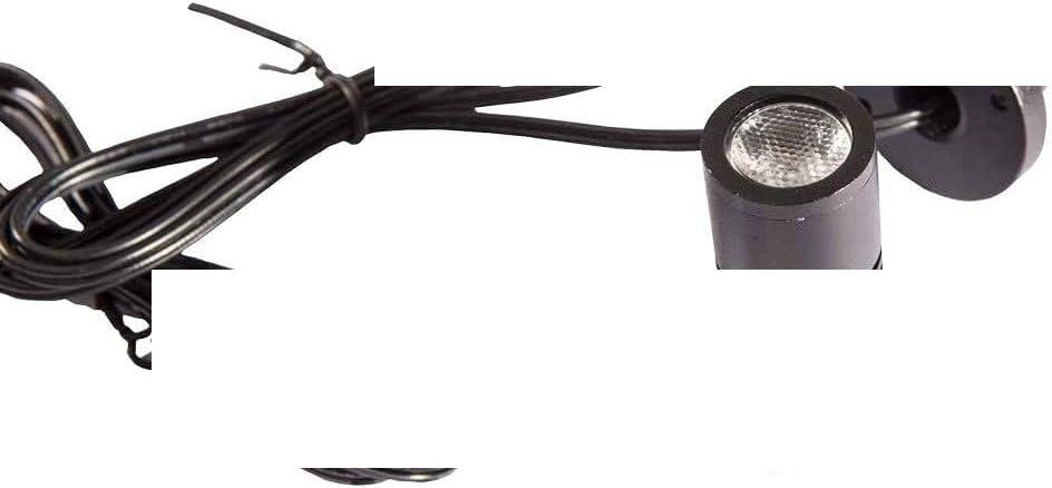 Xking Dimmable LED1.5W 12VDC Mini Spotlight Jewelry Showcase Display Lighting Fixture Black Shell Surface Mount with Online PWM Dimmer(Pack-6,Warm White 3000k)