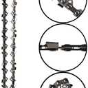 1PC 10-Inch Replacement Chain for Black & Decker LCS1020 20V Max Lithium Ion Chainsaw