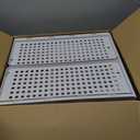 SNSLXH 5 Pack Stackable Closet Storage Basket, Multifunctional & Foldable Closet Organizer for Bathroom Kitchen Laundry Room Wardrobe Storage, Space-Saving Clothes Storage Drawer Organizer, White