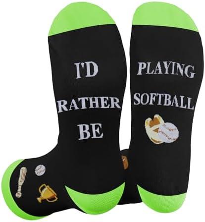 Softball Gifts, Softball Gifts for Team, Softball Gifts for Girls, Softball Mom Gifts, Softball Dad Gifts, Stocking Stuffers Softball Socks, Softball Gifts for Coaches, Gifts for Softball Players, Pack Of 3
