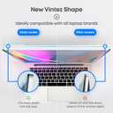 VINTEZ Blue Light Screen Protector for 14 Inch Computer Monitor and Laptop Anti-UV Blue Light Blocking Film for Desktop PC, Eye Protection Filter, 12.6" x 8.1", 1 Pack