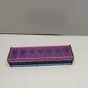 Extra Large Pill Organizer- XXL Pill Box 7 Day - Weekly Pill Organizer with AM PM Large Compartments Big Pill Case for Supplements Jumbo Pill Holder for Vitamins Huge Medicine Organizer 2 Times a Day (Purple/Blue)