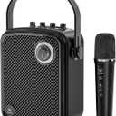 Wireless Voice Amplifier with Microphone, Portable PA Speaker System, 70W Bluetooth 5.3 Karaoke Machine for Teachers, Public Speaking, Events, Singing, Parties, Supports Guitar, Headphone - S100
