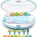 Baby Nail Trimmer 21 in 1, Usage Labeled Case & 13 Extra Replacement Tools, Royal Angels Baby Electric Nail File, Baby Nail Care, Nail Clipper Newborn Toddler Toes & Fingernails Nail Kit (Blue)