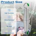 2 Pack Premium Porch Swing Springs,1300 LB Heavy Duty Springs, Rust Resistant Swing Springs, Spring for Swing Hammock Hanging Chair Spring for Hammock Spring,Porch Swings