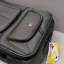 SWISSGEAR Sion Softside Expandable Spinner Luggage Durable Lightweight Travel Suitcase, Dark Grey, Carry-On 21-Inch