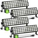 4 Pack LED Shop Lights, 100W 11000LM Plug in Garage Light with 6FT Power Cord, IP66 Waterproof Work Bench Shop Lights for Garage, Workshop, Warehouse, Outdoor, Yard, Garden (4pcs)