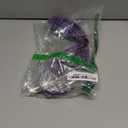 XLR Microphone Cable 10 FT, XLR Male to Female Balanced Mic Cable, 3-Pin Shielded Speaker Cord, Zinc Alloy Connectors, 22AWG Pure Copper, Metal Spring SR, Recording Studio, Podcast, Purple