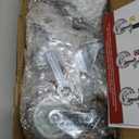 HOLKIE Caster Wheels 3 inch Locking Casters Set of 4, Threaded Stem 3/8" -16 x 1-1/2" (Diameter 3/8", Length 1-1/2") Swivel Heavy Duty Castors Gray