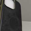 LOHASIC for iPhone 15 ProMax Case, Compatible with Magsafe Premium Leather with Microfiber Lining Business Classic Cover Soft Grip Shockproof Magnetic Cases 2023 New 6.7 inch - Black Gold