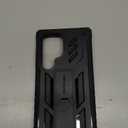 FNTCASE for Samsung Galaxy S25-Ultra Case: Military Grade Drop Proof Protection Mobile Cover with Kickstand | Matte Textured Rugged Shockproof TPU | Protective Sturdy Phone Case 6.8 Inch (Black)