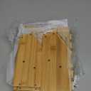 Fruit Basket, 2 Tier Bamboo Fruit Basket for Kitchen, 11" Tall Fruit Stand Storage Holder, Heavy Duty/Large Capacity for Vegetables, Fruit, and Snack, 15 mm Thickness (Self-assembly) (Natural)