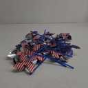 4th of July Decorations for Home Outdoor Patriotic Pinwheels, Memorial Day Decorations Fourth of July Decorations Patriotic Independence Day Party Supplies Favors,Wind Spinner for Garden 15 PCS (One Size)