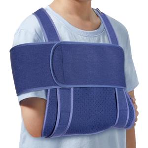 Velpeau Arm Sling for Sleep, Shoulder Immobilizer for Children, Boys, Girls - Very Soft Sling for Rotator Cuff Tear, Fractured, Dislocation, Broken, Postoperative, Fits Left & Right (S: Bust 25-31.5)
