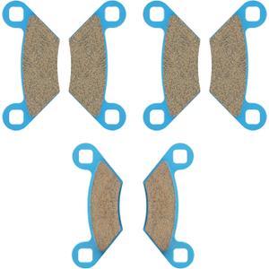 Ceramic Brake Pads Kit Front & Rear for Polaris Sportsman 450/400/500 HO, 570 EFI 2015-2021, Hawkeye 325 2x4 2015 Replacement for 2202412 2204088 (blue)