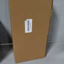 CubesLand Toilet Paper Storage Basket Scalloped Edge Home Decor Basket, Living Room Cozy Decor, Paper Rope Small Baskets for Over Toilet Storage Shelf, End Table, Shelves, with 2 Wooden Handles, Black (M - 14"L x 6.3"W x 3.9"H)