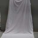 YeGine Women Plus Size Sleeveless Bodycon Maxi Dresses Sexy Slim Tank Dresses White, 5XL