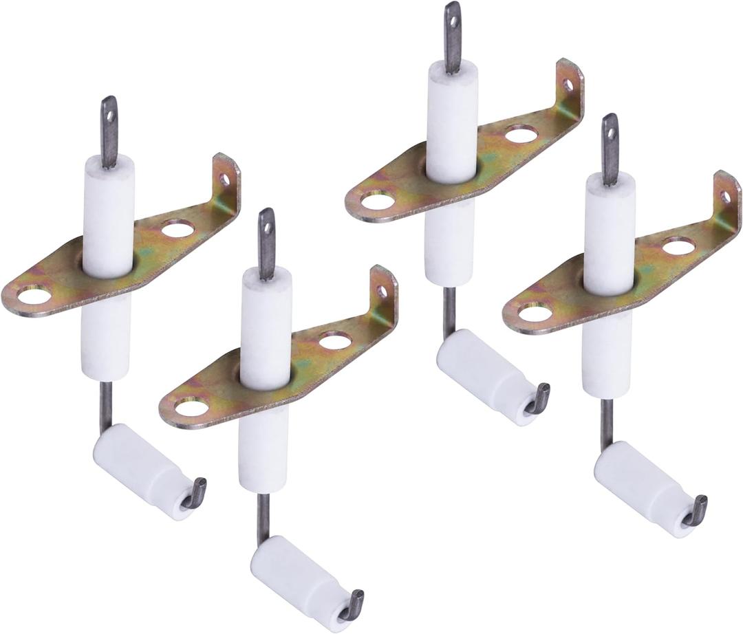 BlueStars Ultra Durable 74004053 Range Top Burner Igniter - Compatible with Whirlpool & Maytag Ranges/Ovens/Stoves - Replaces 704111 AP4093621 PS2082000 7432P100-60 - PACK OF 4