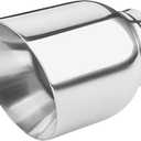 LCGP 2.5" to 4" Diesel Exhaust Tip, 5" Overall Length, Double Wall Design
