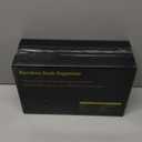 Bamboo Desk Organizer Mail Holder Countertop Wood Desk Drawer Tabletop Storage Box Pen Holder Letter Sorter Makeup Organizer for School Home Office Supplies with Pen Holder White