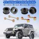 For JL 2.5" Leveling Lift Kit, Front & Rear Suspension Full Lift Kit for Jeep Wrangler JL JLU 2/4 Door 2018-2023 Unlimited Sports Sahara Freedom with Coil Spring Spacers and Stabilizer Bar End Link