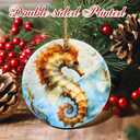 Christmas Ornaments, Seahorse Ornament, Christmas Tree Ornaments, Xmas Decorations, Holiday Decorations, Gifts for Seahorse Lovers, Holiday Party Gifts, and Xmas Gift Ideas
