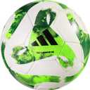 adidas Unisex-Adult Tiro Match Ball (4, White/Team Green/Team Solar Green/Black/Match)