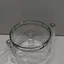 Top with 4 Locking Tabs DLC-005AGTXT1 Food Processor Work Bowl Replacement with Handle 14-Cup Compatible With Cuisinart DFP-14,Fits DFP-14NWBCT1 Work Bowl Cover (7.1x5.7 inch)